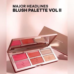 NWT Patrick Ta Beauty Major Headlines Blush Palette Vol II (Limited Edition)